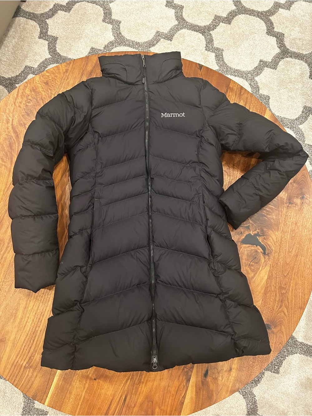 Marmot Women's Black Long Down Puffer Coat